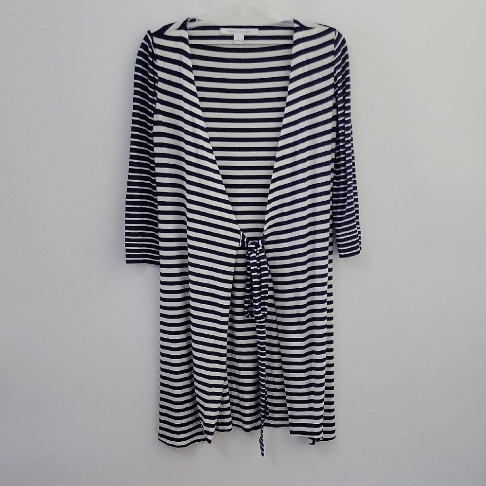 DIANE vonFurstenberg Stripes Duster, Size 2